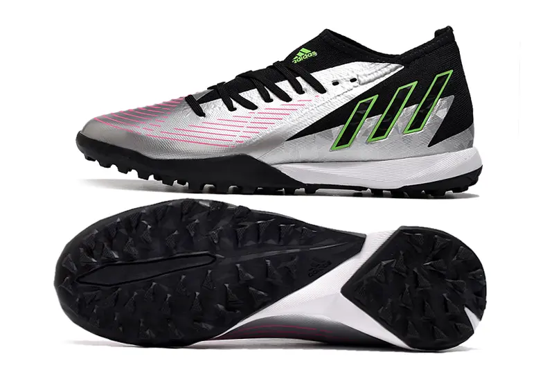 Adidas Predator Edge.3 TF - Silver/Neon Green/Black
