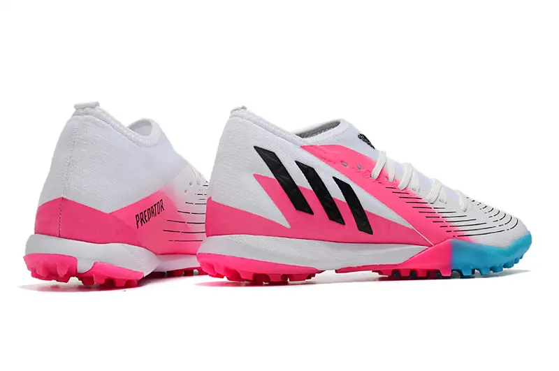 Adidas Predator Edge.3 TF - White/Neon Pink/Cyan Blue