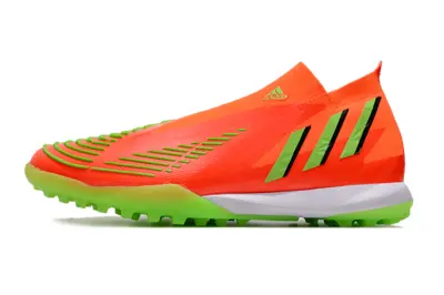 Adidas Predator Edge+ Laceless TF - Orange/Vibrant Green/Fluorescent Orange