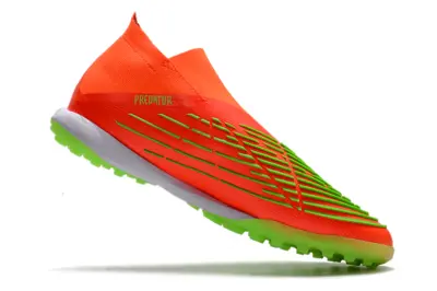 Adidas Predator Edge+ Laceless TF - Orange/Vibrant Green/Fluorescent Orange
