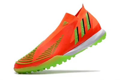 Adidas Predator Edge+ Laceless TF - Orange/Vibrant Green/Fluorescent Orange