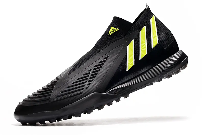 Adidas Predator Edge+ Laceless TF - Black/Vibrant Yellow/Jet Black