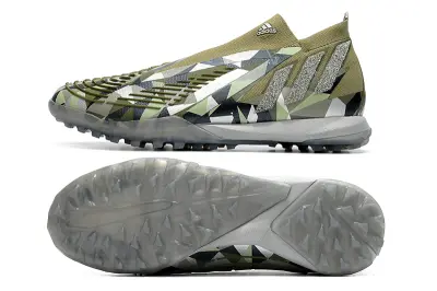 Adidas Predator Edge+ Laceless TF - Green/Olive Drab/Camouflage Green