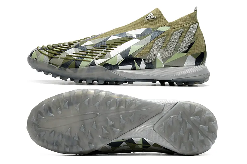 Adidas Predator Edge+ Laceless TF - Green/Olive Drab/Camouflage Green