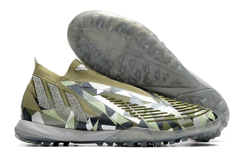 Adidas Predator Edge+ Laceless TF - Green/Olive Drab/Camouflage Green
