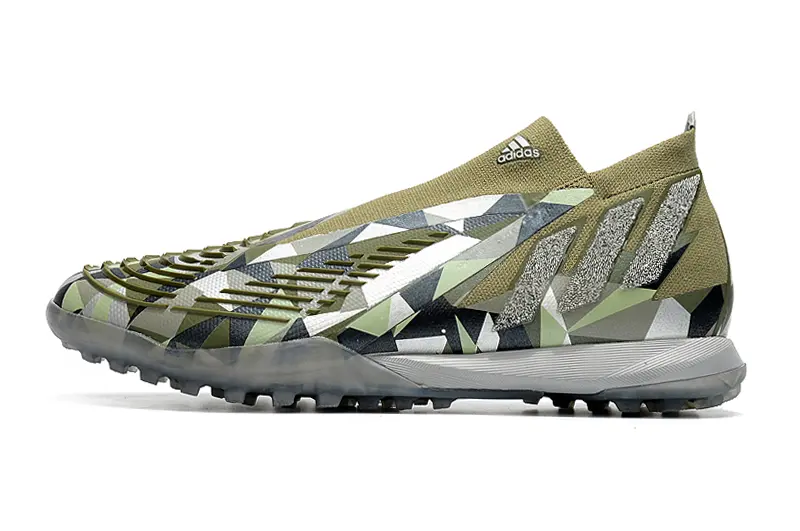Adidas Predator Edge+ Laceless TF - Green/Olive Drab/Camouflage Green
