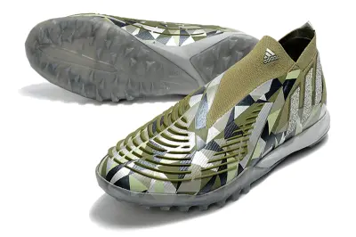 Adidas Predator Edge+ Laceless TF - Green/Olive Drab/Camouflage Green
