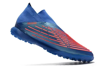 Adidas Predator Edge+ Laceless TF - Blue/Electric Blue/Coral Red