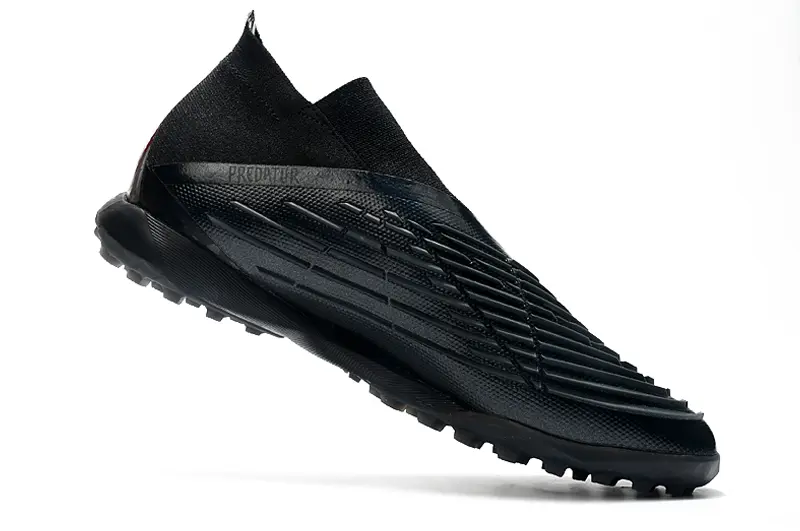 Adidas Predator Edge+ Laceless TF - Black/Midnight Blue/Crimson Red