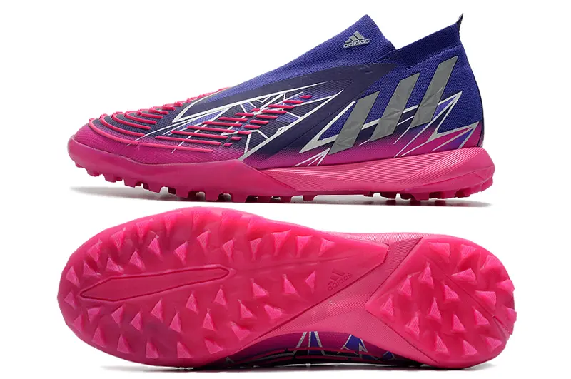 Adidas Predator Edge+ Laceless TF - Pink/Vibrant Pink/Deep Blue