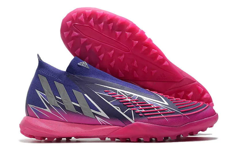 Adidas Predator Edge+ Laceless TF - Pink/Vibrant Pink/Deep Blue
