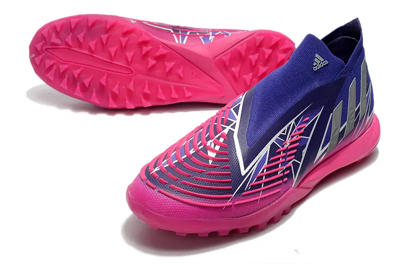 Adidas Predator Edge+ Laceless TF - Pink/Vibrant Pink/Deep Blue