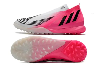 Adidas Predator Edge+ Laceless TF - Pink/Electric Pink/White