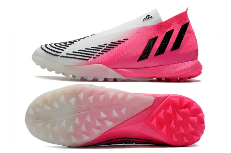 Adidas Predator Edge+ Laceless TF - Pink/Electric Pink/White
