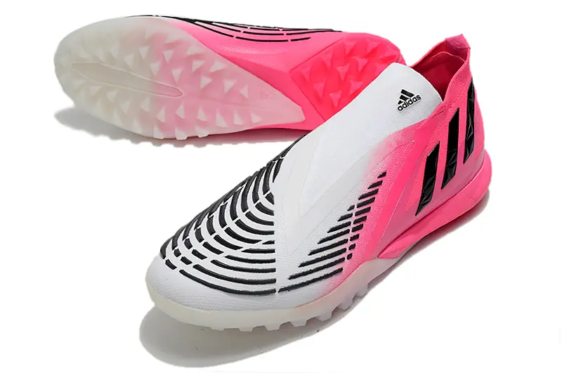 Adidas Predator Edge+ Laceless TF - Pink/Electric Pink/White