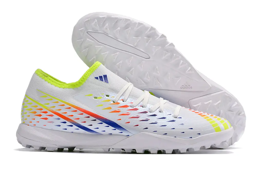 Adidas Predator Edge.3 TF - White/Vibrant Yellow/Fiery Orange