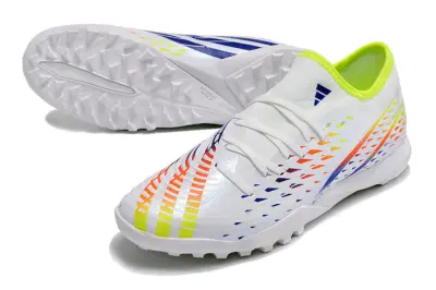 Adidas Predator Edge.3 TF - White/Vibrant Yellow/Fiery Orange