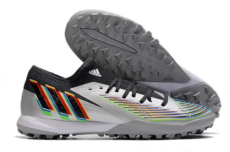 Adidas Predator Edge.3 TF - Silver/Vivid Rainbow/Charcoal Black