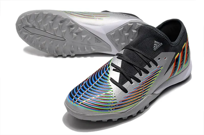 Adidas Predator Edge.3 TF - Silver/Vivid Rainbow/Charcoal Black