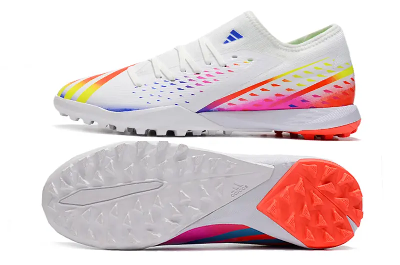 Adidas Predator Edge.3 TF - White/Vibrant Rainbow/Flame Red