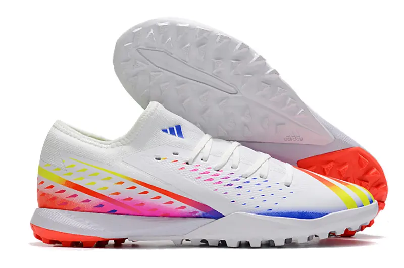 Adidas Predator Edge.3 TF - White/Vibrant Rainbow/Flame Red