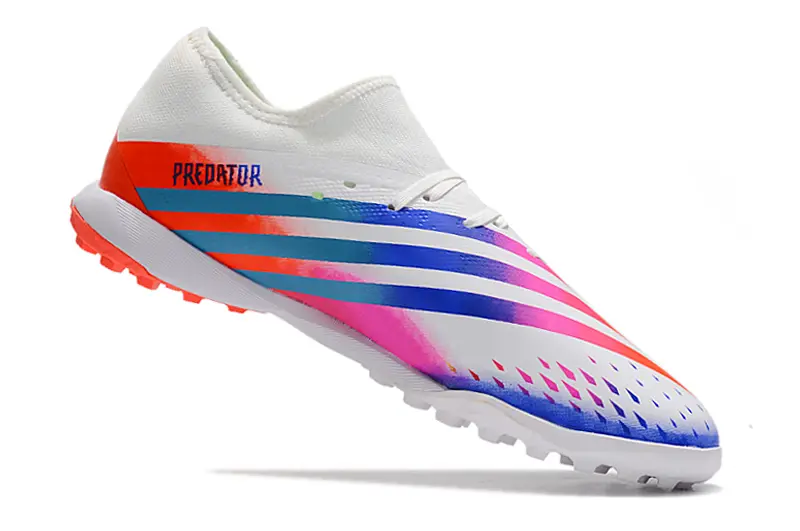 Adidas Predator Edge.3 TF - White/Vibrant Rainbow/Flame Red