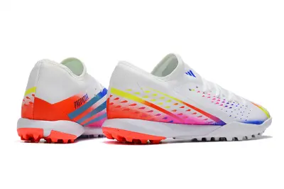 Adidas Predator Edge.3 TF - White/Vibrant Rainbow/Flame Red