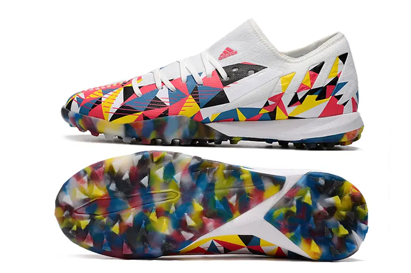 Adidas Predator Edge.3 TF - White/Bold Pink/Graphic Yellow