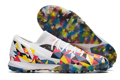 Adidas Predator Edge.3 TF - White/Bold Pink/Graphic Yellow
