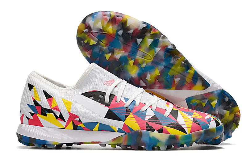 Adidas Predator Edge.3 TF - White/Bold Pink/Graphic Yellow