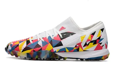 Adidas Predator Edge.3 TF - White/Bold Pink/Graphic Yellow