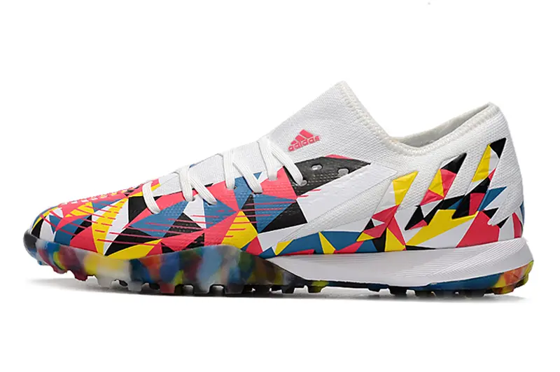 Adidas Predator Edge.3 TF - White/Bold Pink/Graphic Yellow