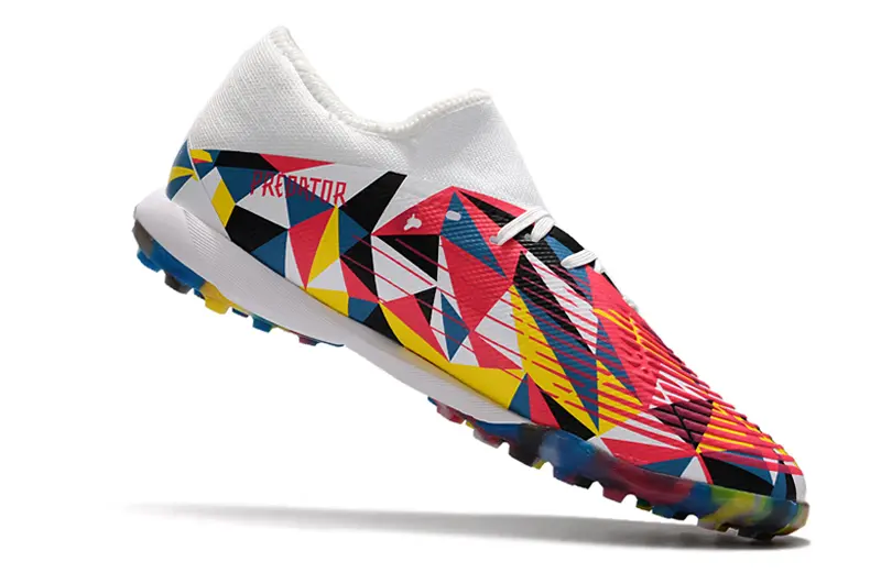 Adidas Predator Edge.3 TF - White/Bold Pink/Graphic Yellow
