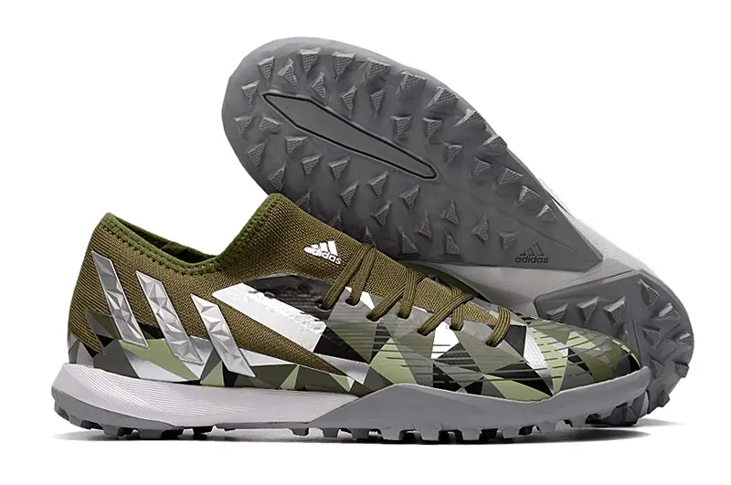 Adidas Predator Edge.3 TF - Olive/Camouflage Green/Metallic Silver