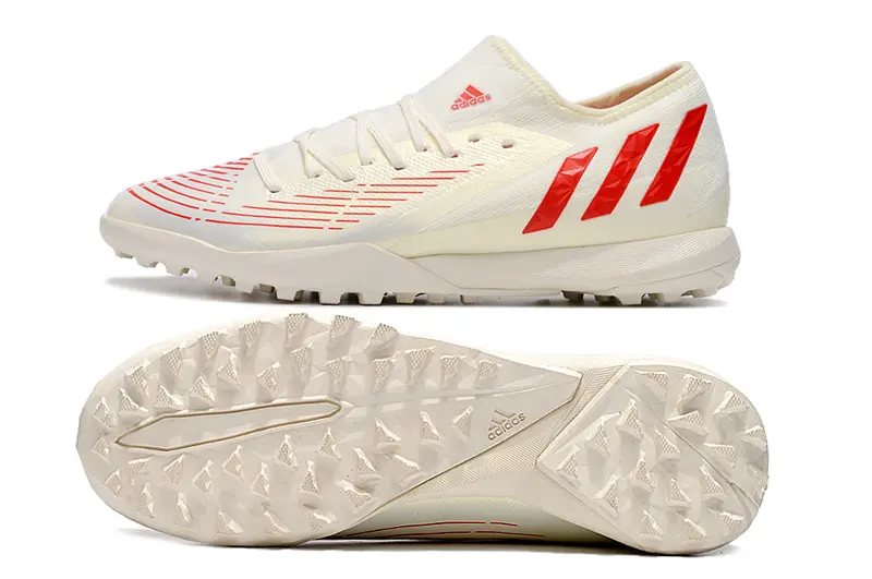 Adidas Predator Edge.3 TF - White/Scarlet Red/Soft Ivory