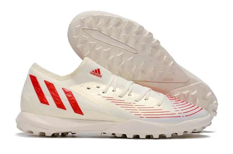 Adidas Predator Edge.3 TF - White/Scarlet Red/Soft Ivory