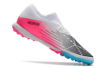 Adidas Predator Edge.3 TF - White/Electric Pink/Cyan Blue