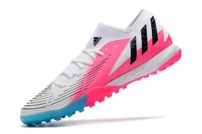 Adidas Predator Edge.3 TF - White/Electric Pink/Cyan Blue
