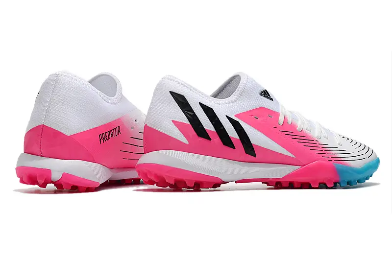 Adidas Predator Edge.3 TF - White/Electric Pink/Cyan Blue