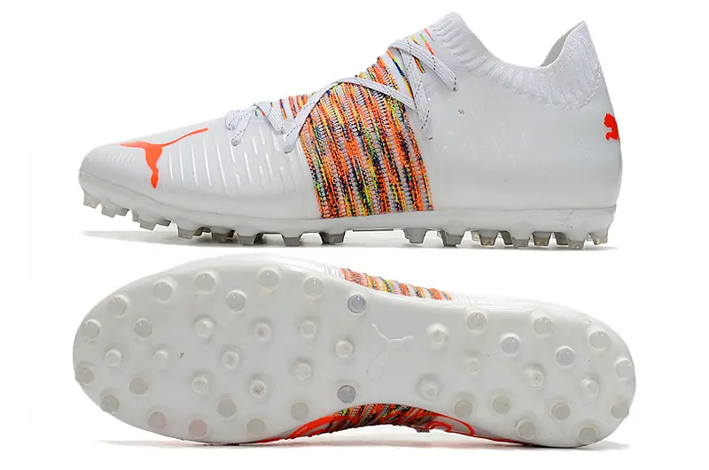 Puma Future Z 1.1 MG - White/Neon Orange/Bright Multicolor