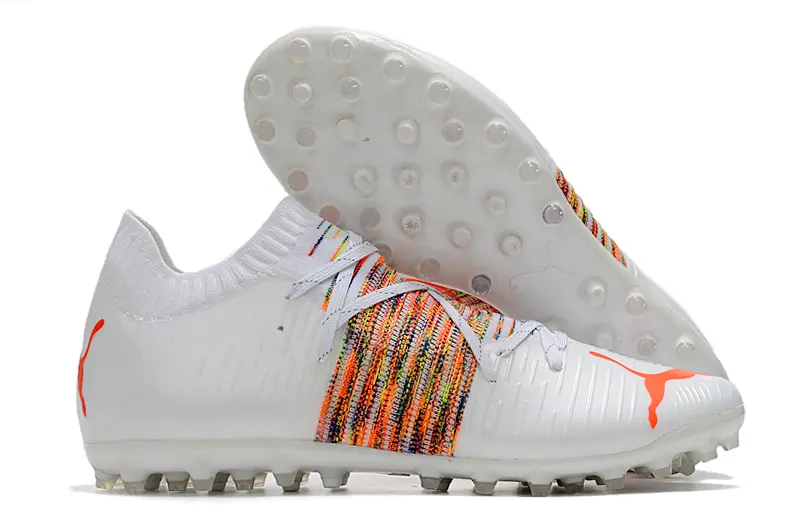 Puma Future Z 1.1 MG - White/Neon Orange/Bright Multicolor