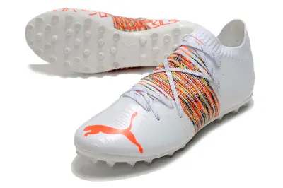 Puma Future Z 1.1 MG - White/Neon Orange/Bright Multicolor