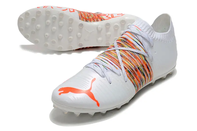 Puma Future Z 1.1 MG - White/Neon Orange/Bright Multicolor