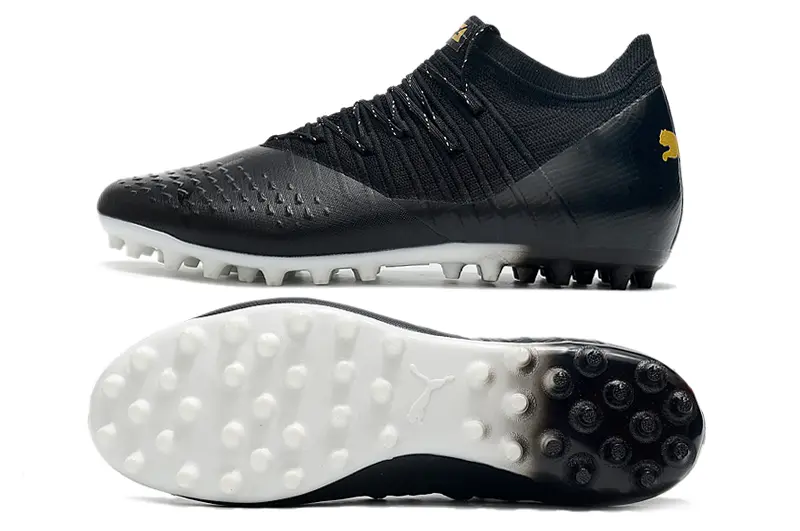 Puma Future Z 1.1 MG - Black/Gold Accents/White Outsole