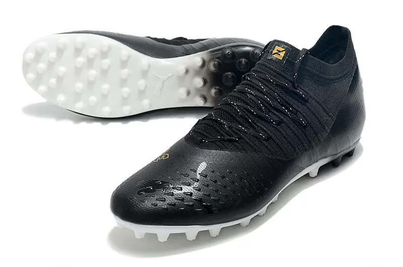 Puma Future Z 1.1 MG - Black/Gold Accents/White Outsole