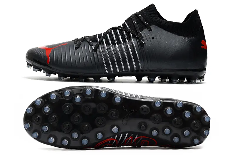 Puma Future Z 1.1 MG - Black/Crimson Red/Metallic Silver