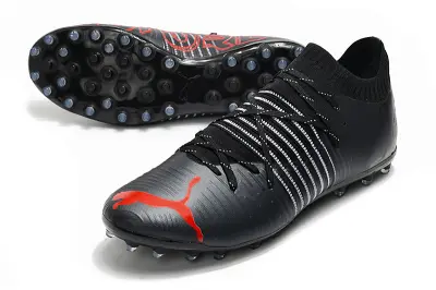 Puma Future Z 1.1 MG - Black/Crimson Red/Metallic Silver