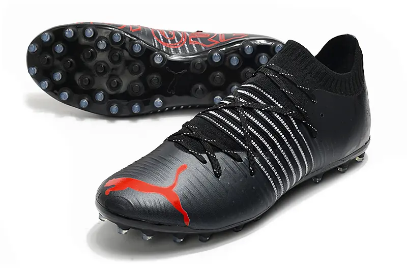 Puma Future Z 1.1 MG - Black/Crimson Red/Metallic Silver