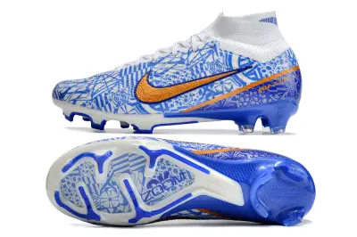 CR7 x Nike Air Zoom Mercurial Superfly 9 Elite FG - Blue/Vibrant Blue/Orange Blaze