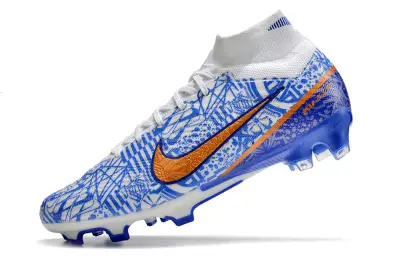 CR7 x Nike Air Zoom Mercurial Superfly 9 Elite FG - Blue/Vibrant Blue/Orange Blaze